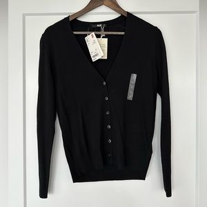 UNIQLO - Black Cardigan - Extra fine merino wool - S - BNWT